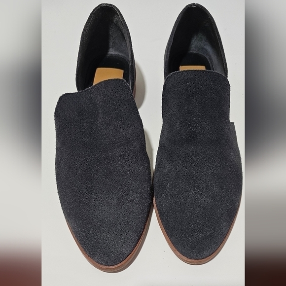 Dolce Vita Flats Loafers Suede Gray Shoes Size 7.5 - Picture 2 of 11